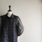 90s Black Sheer Shirt Product in Italy