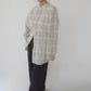 90s Linen Plaid Shirt