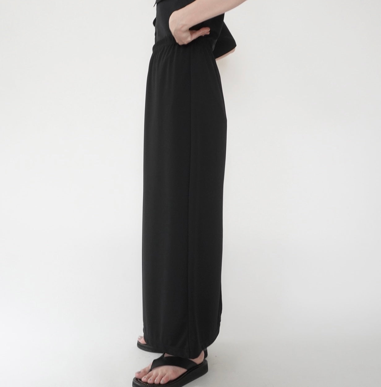90s Black Skirt Made in USA