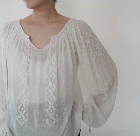 70s Romanian Embroidery Tunic