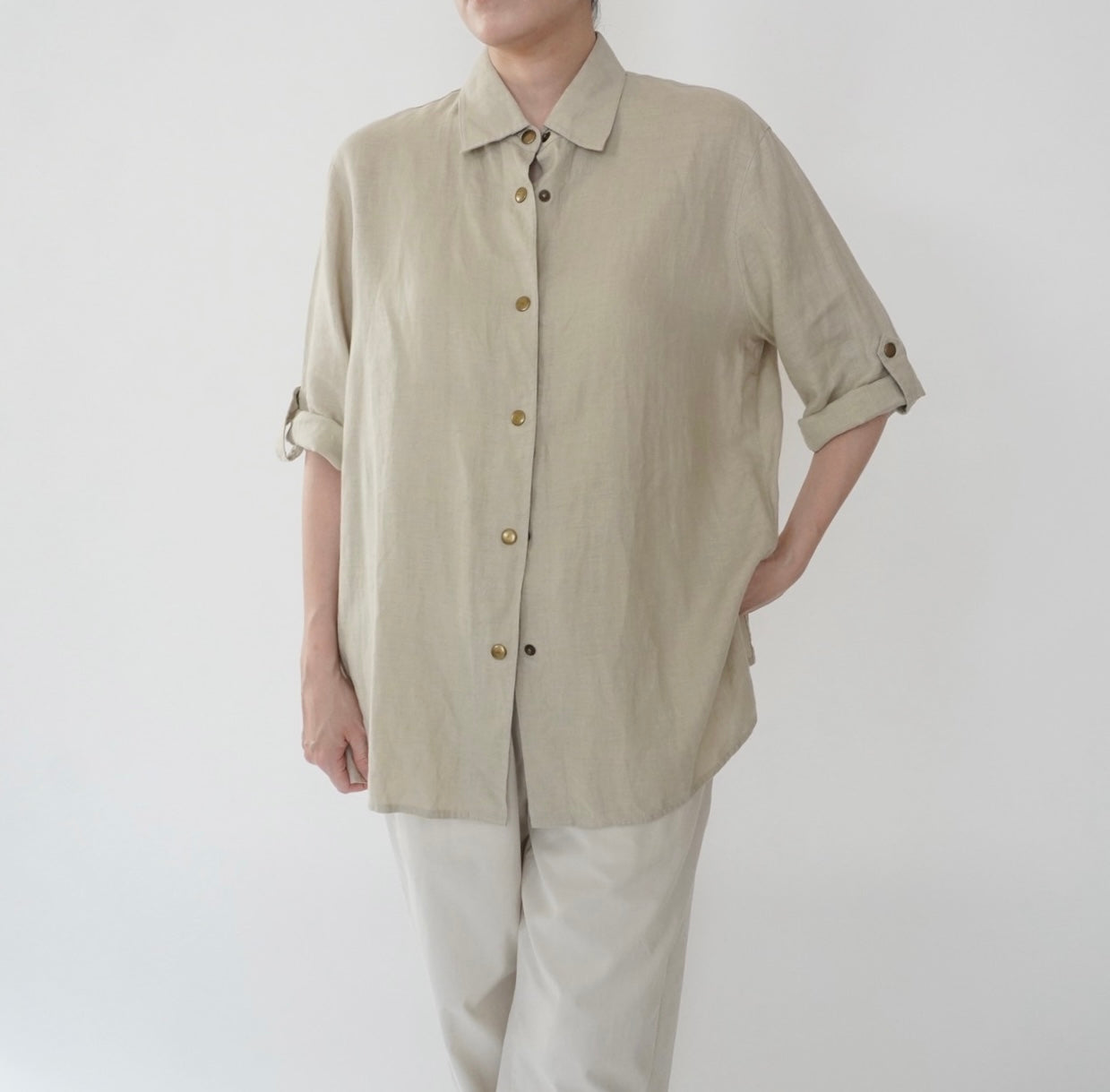 90s EURO Linen Shirt