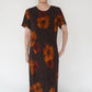 90s Floral Print Maxi Dress