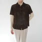 90s Suede Leather Shirt