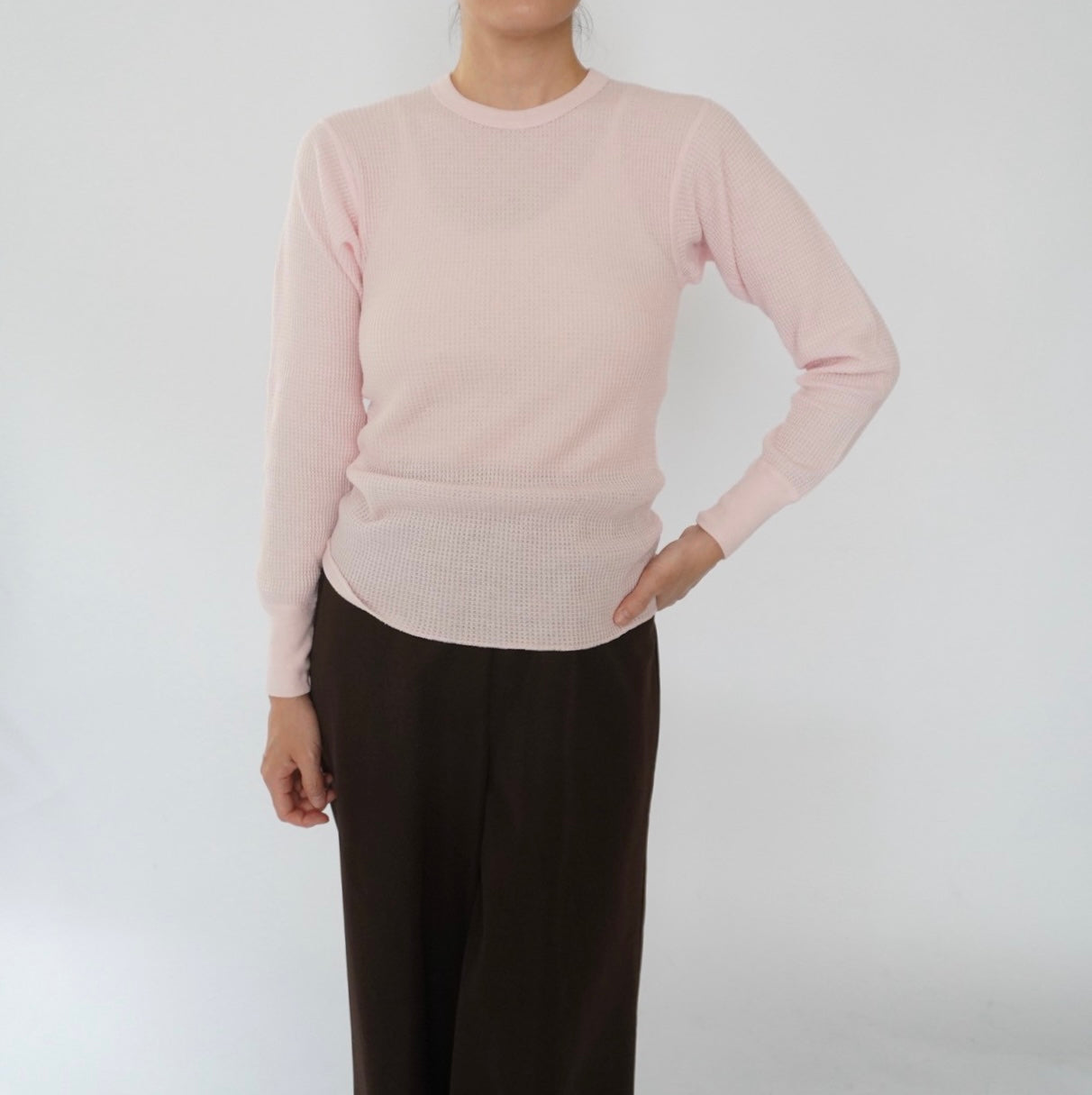 90s Light Pink Thermal Made in USA