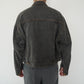 80s Black Denim Jacket