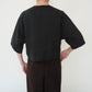 90s Linen Cropped Blouse