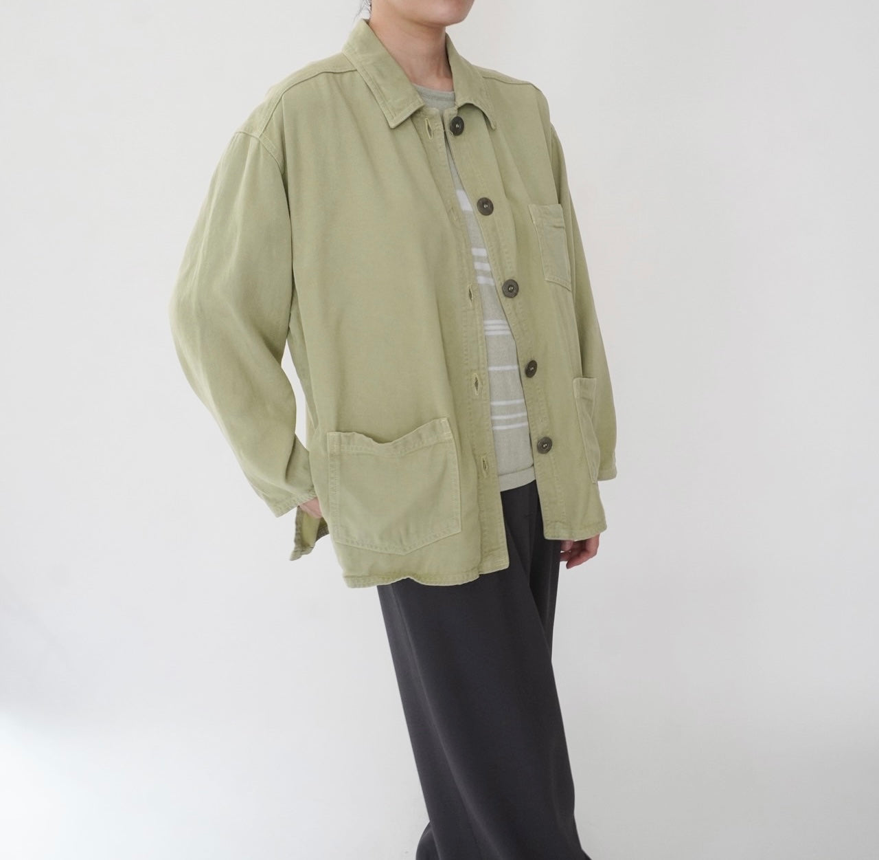90s Light Green Jacket  Made in USA