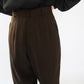 90s Wool Striped Wide Pants Made in USA Dead Stock