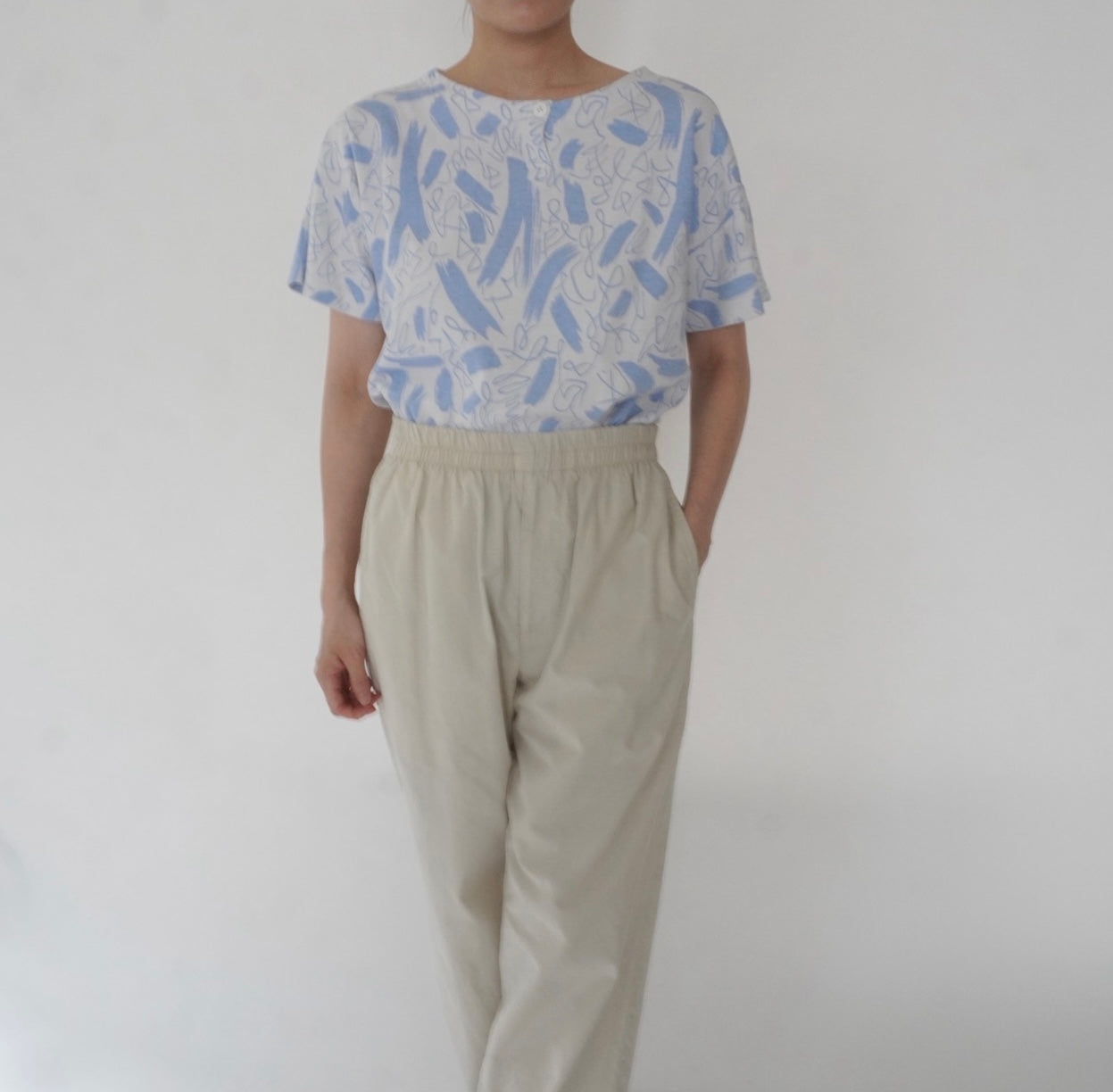 80s Pattern Top