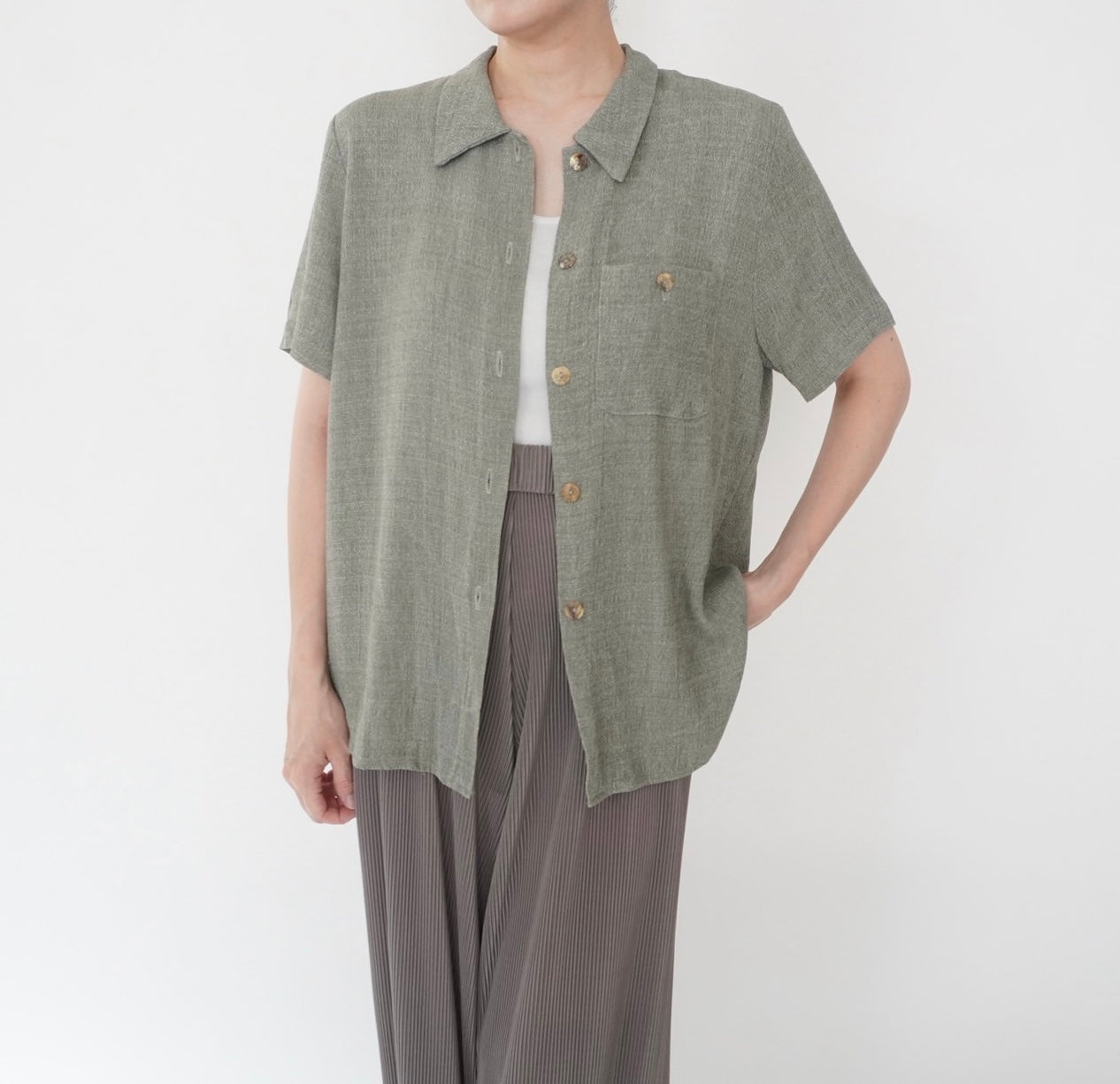 90s Rayon Shirt Made in USA
