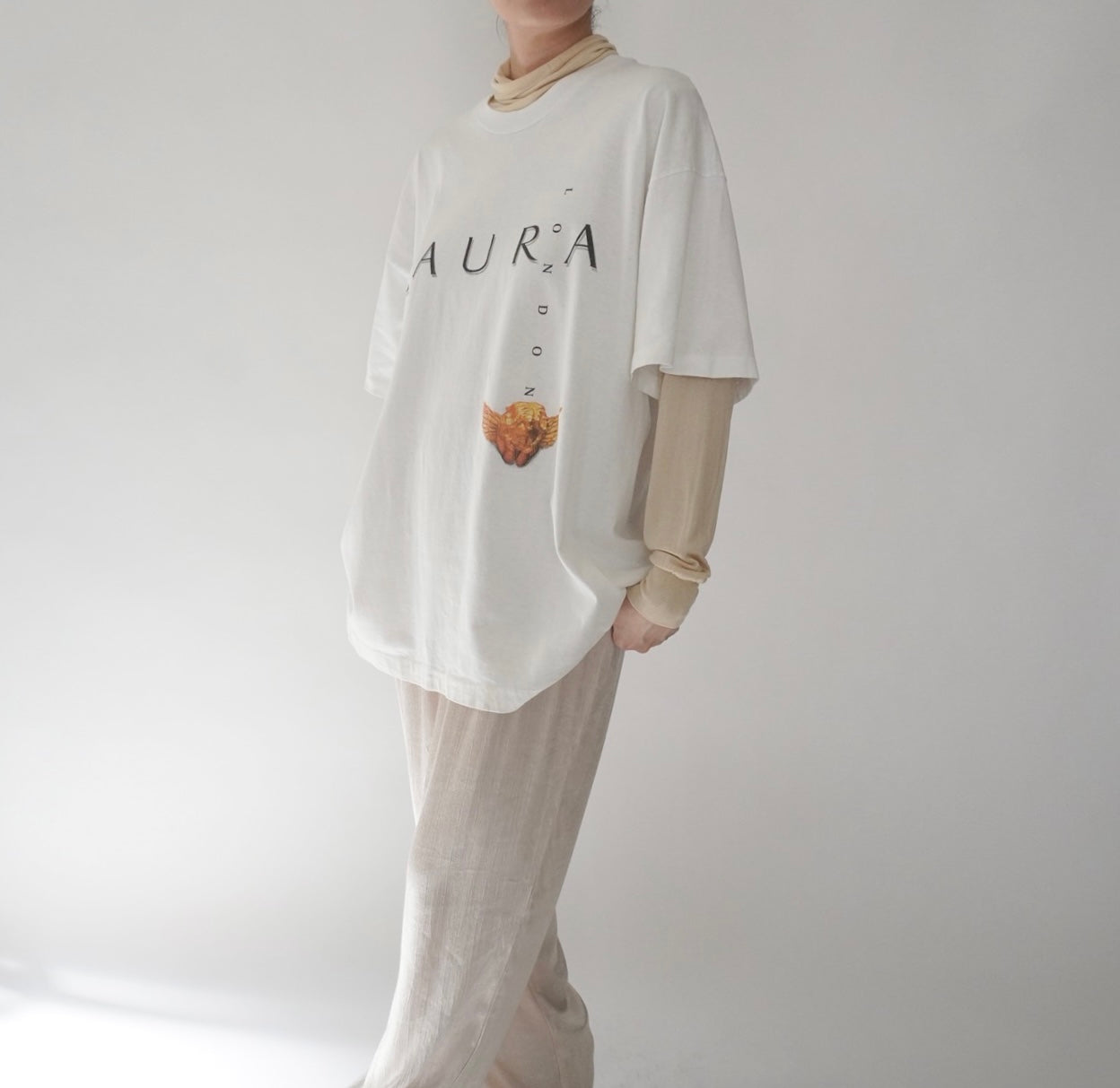 90s "CAURA LONDON" Printed T-shirt