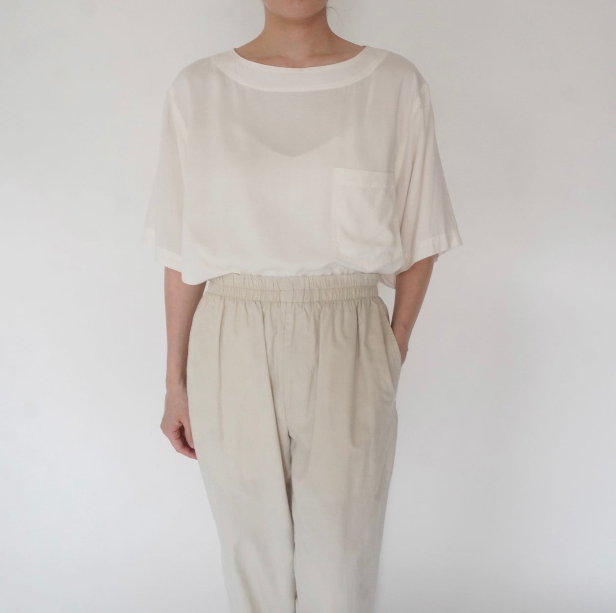 90s Rayon Design Top Made in USA