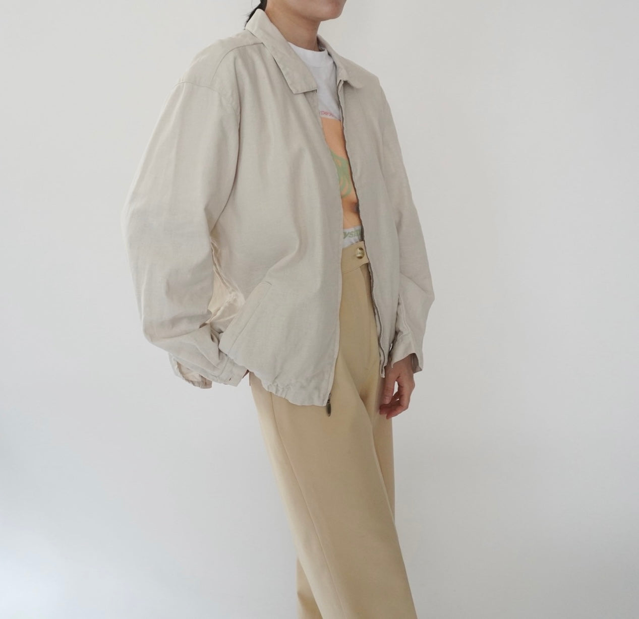 90s Linen Light Jacket