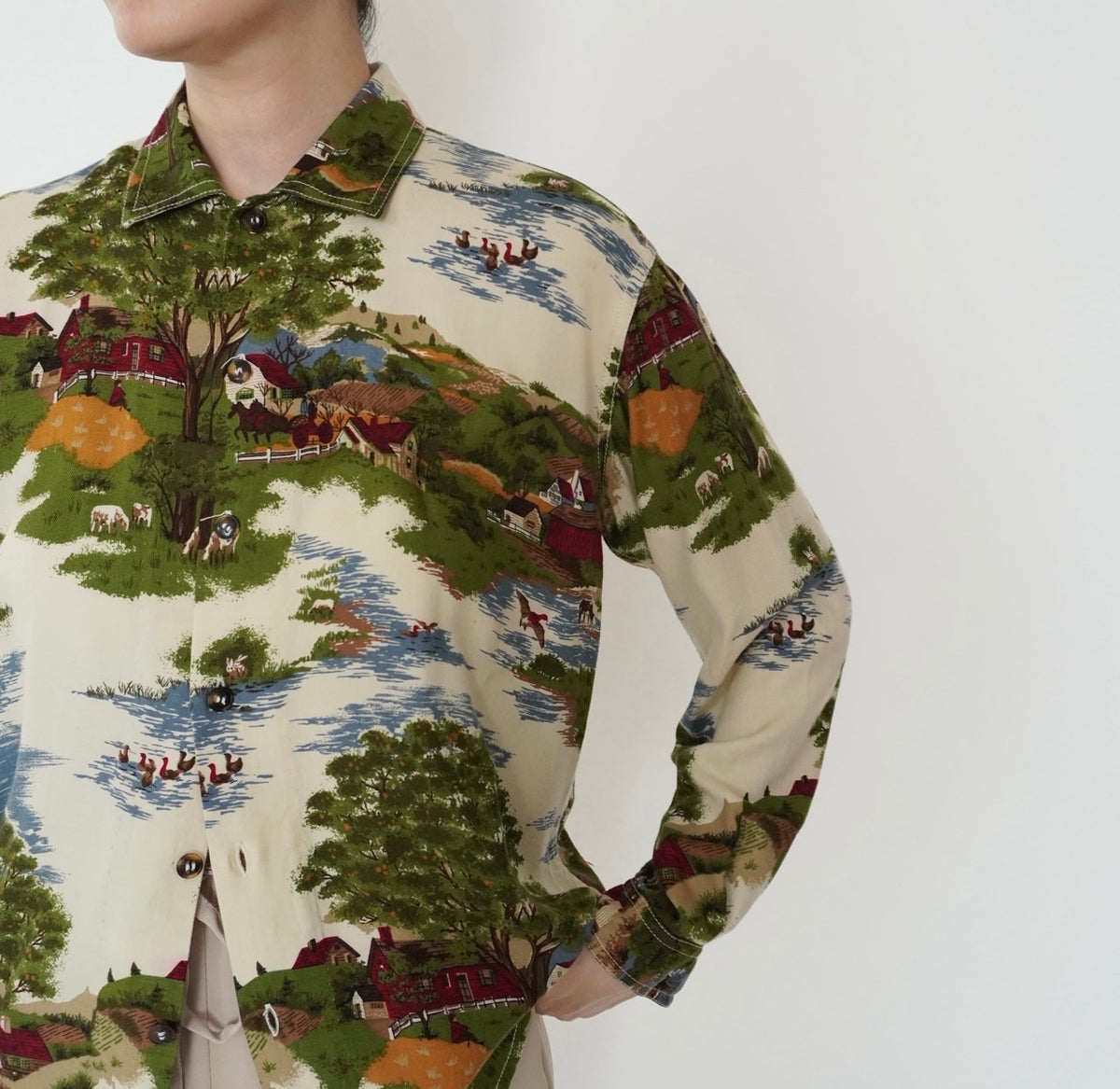 90s Printed Shirt