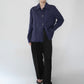 90s Navy Linen Jacket