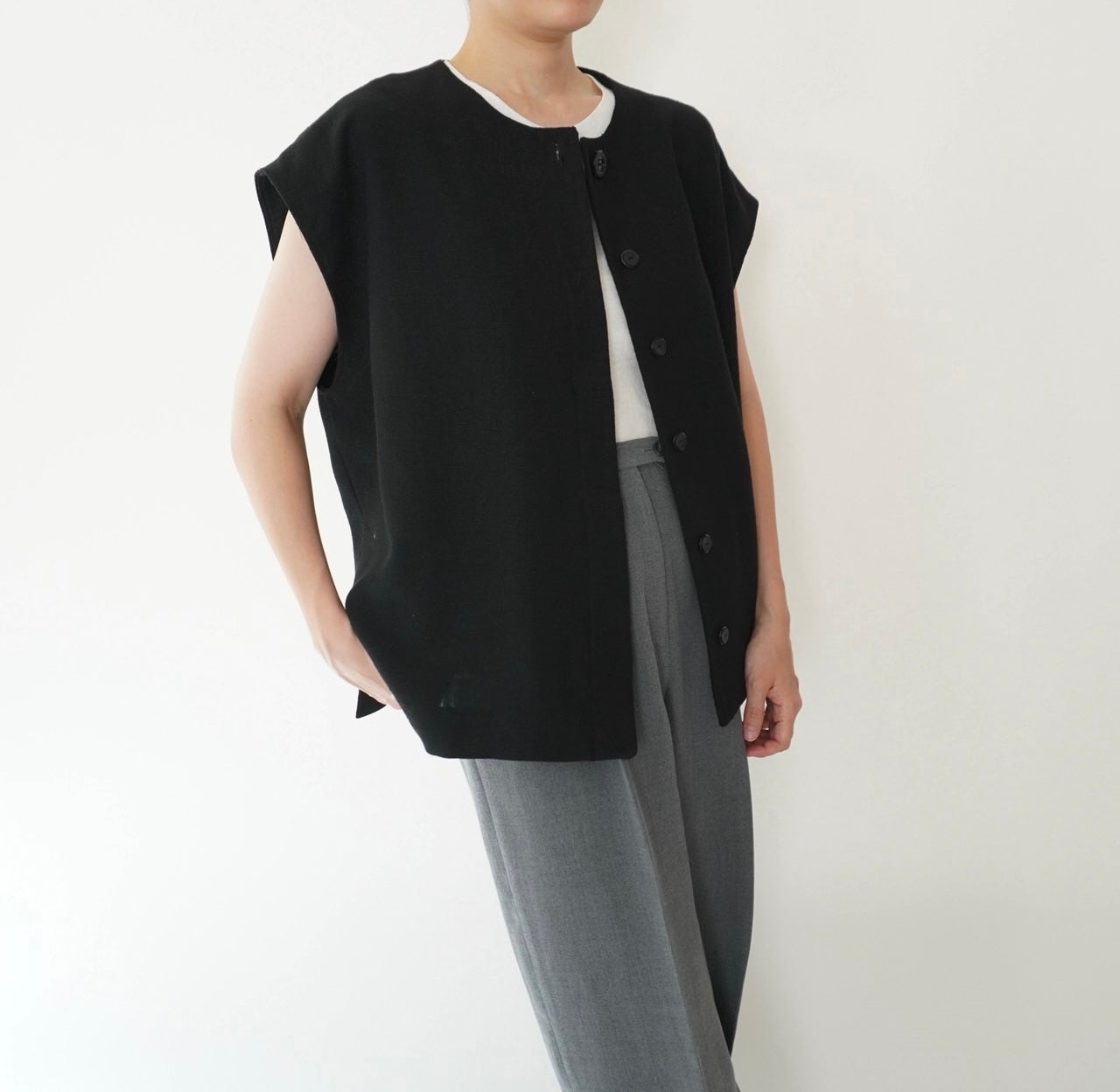 80s Boxy Top,Vest