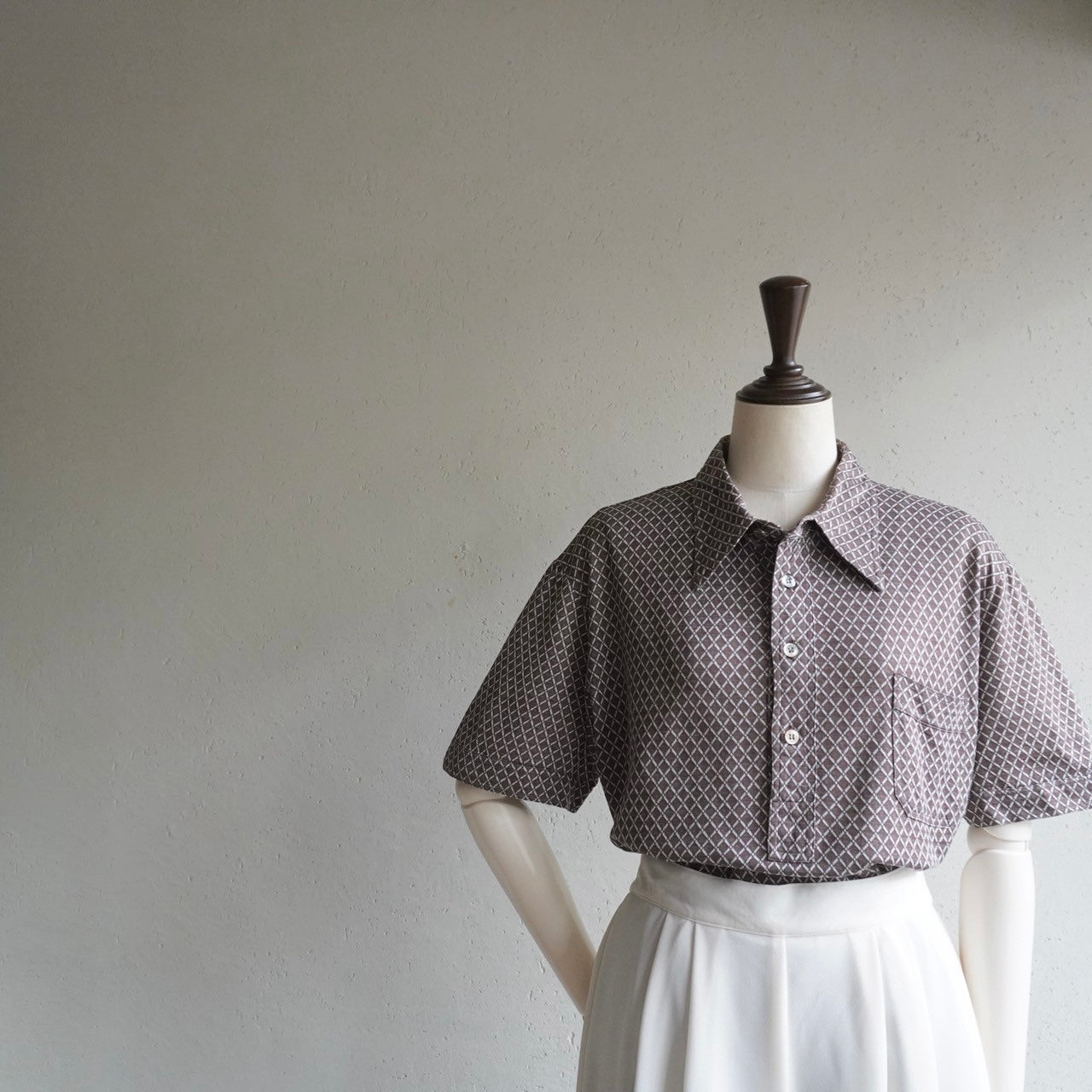 90s Pattern Top Made in Italy