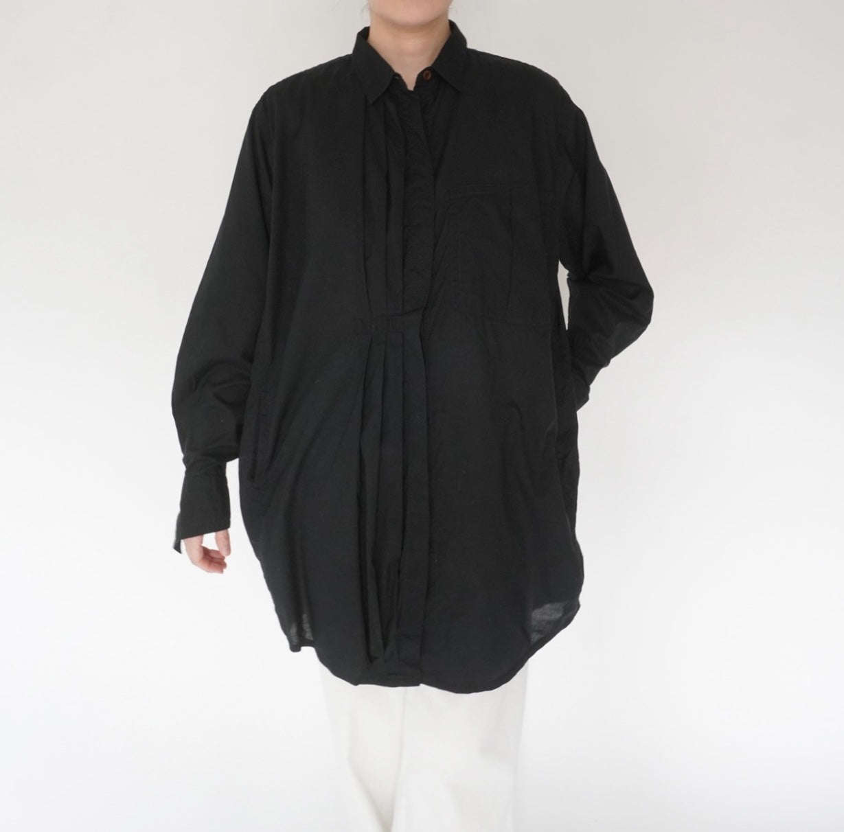 80s Pleated Desigh Shirt