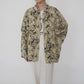 90s Floral Print Linen Shirt,Jacket Made in USA