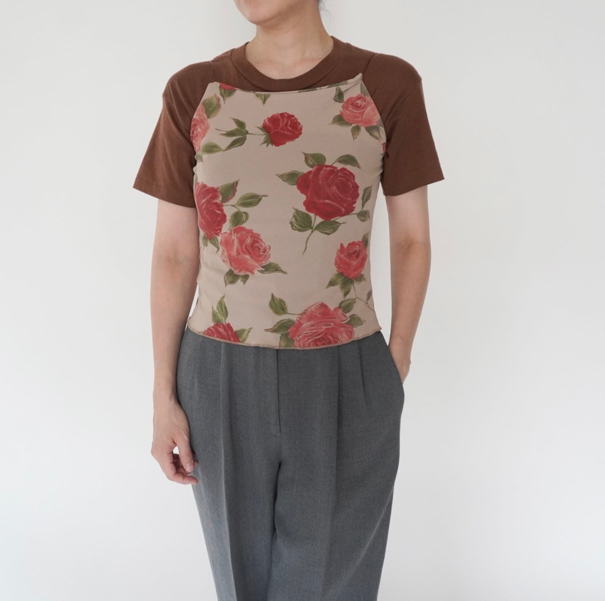 90s Floral Print Camisole Top