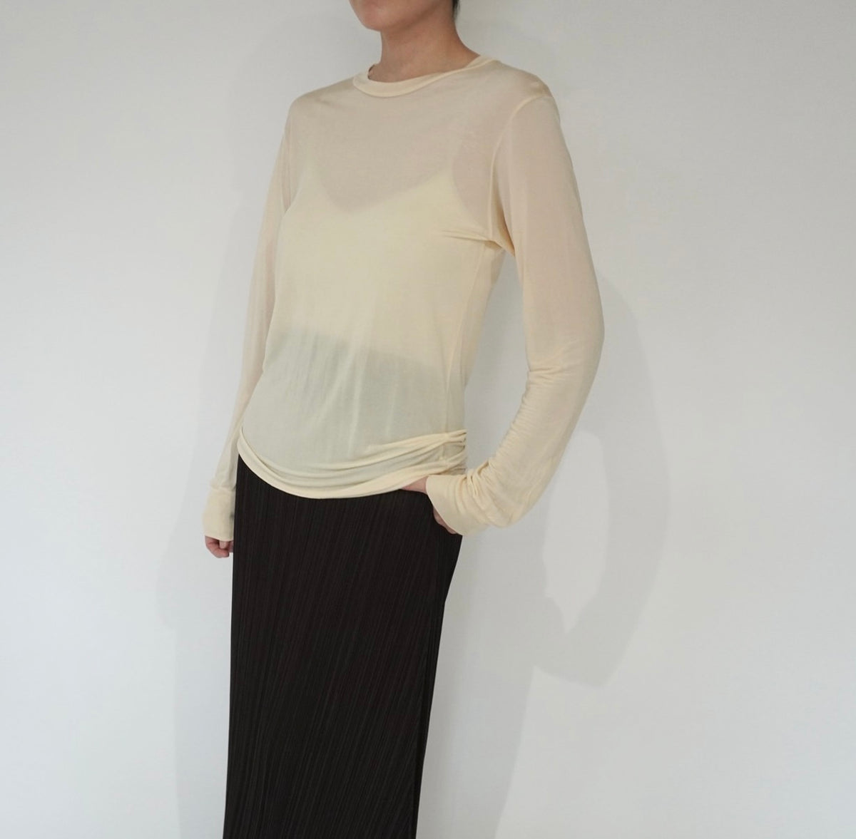 90s Sheer Silk Top