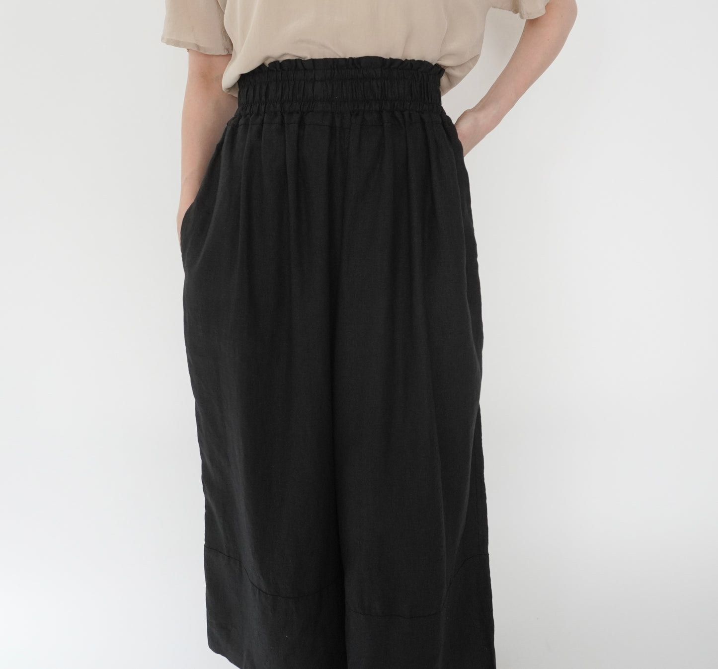 Cropped Wide Pants