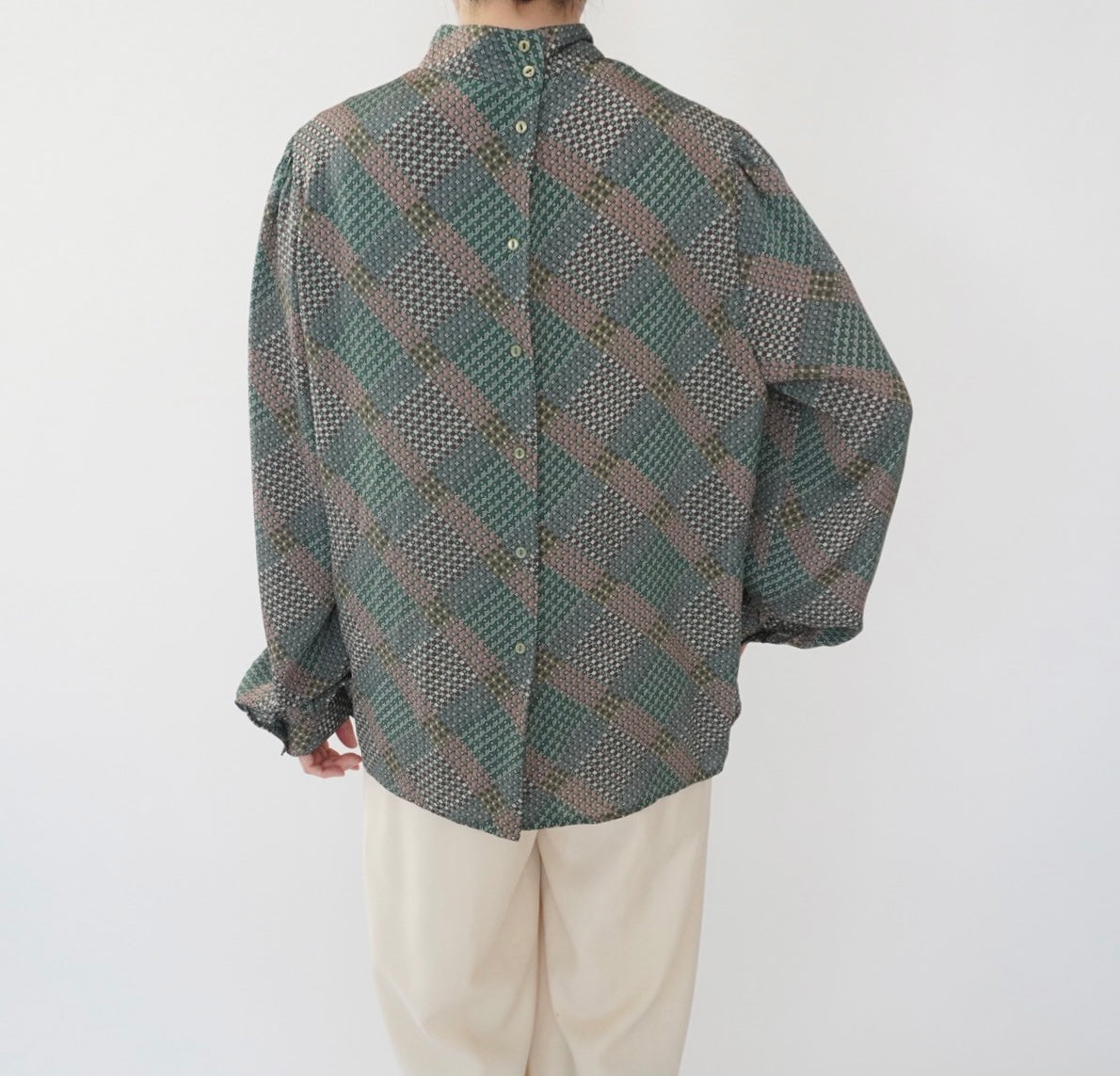 80s Pattern Blouse