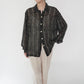 90s EURO Sheer Pattern Shirt