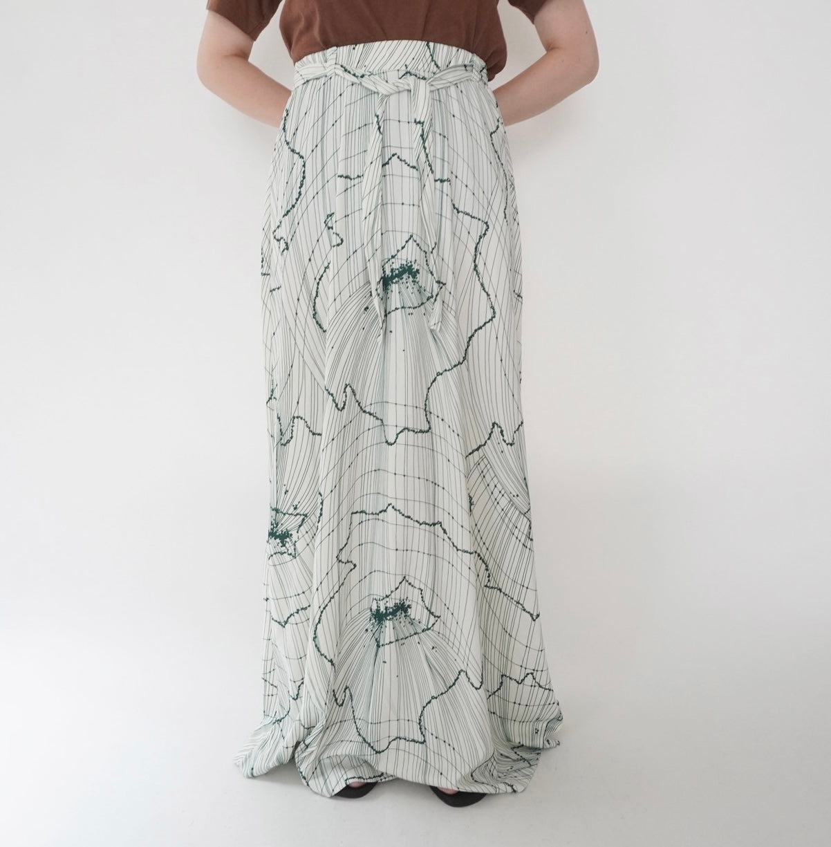 70s Pattern Skirt Made in Canada