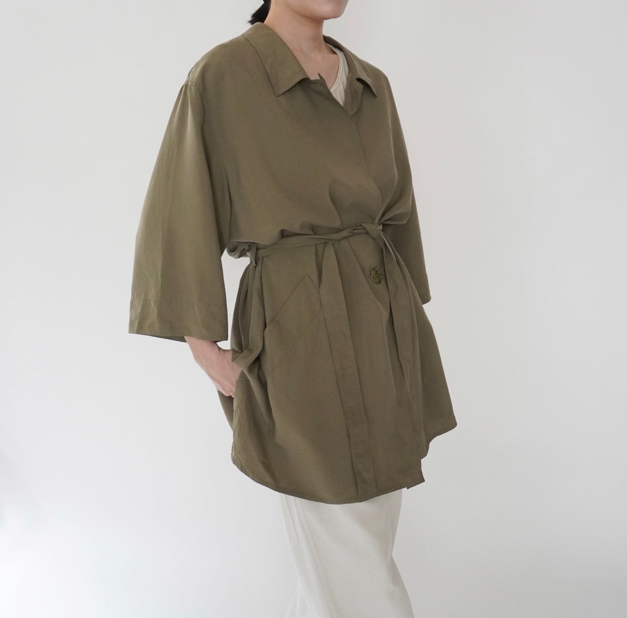 80s Silk Light Jacket Made in Italy