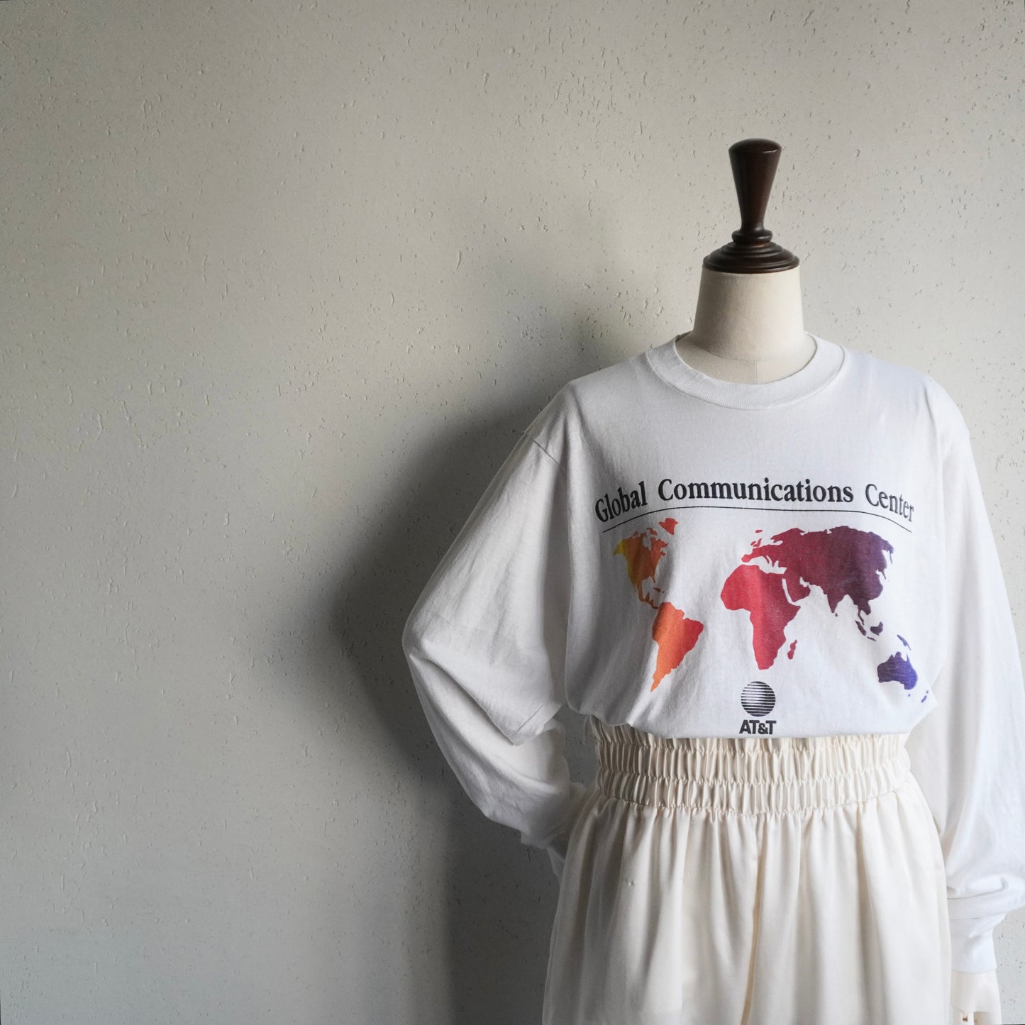 90s"AT&T"  Printed Long T-shirt Made in USA