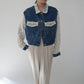90s Crochet Denim Jacket