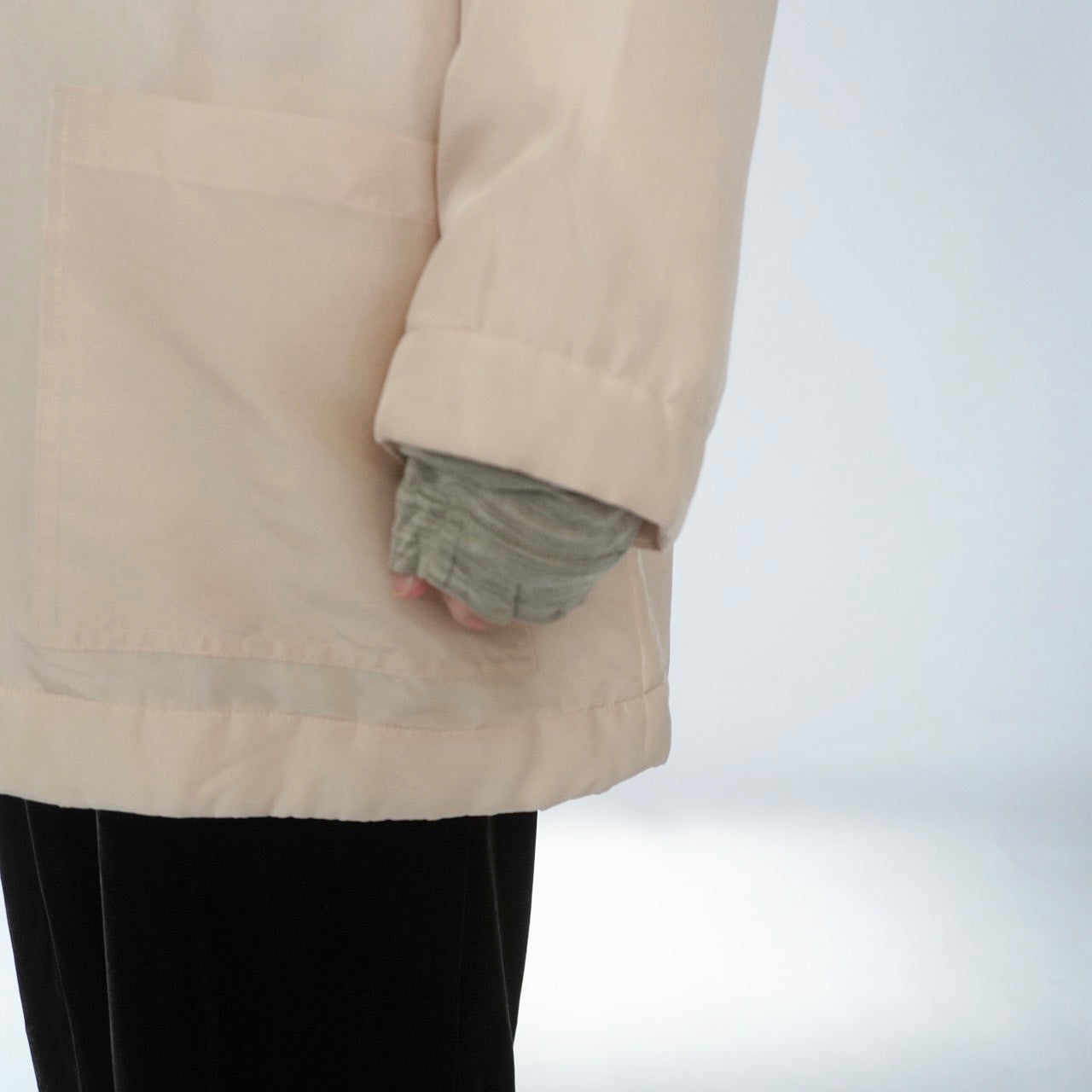 90s Silk Puffer Jacket