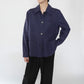 90s Navy Linen Jacket