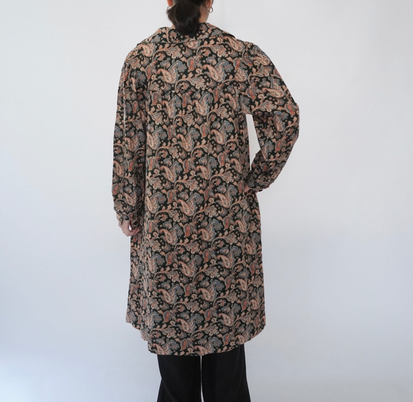 80s Printed Dress Made in Sweden