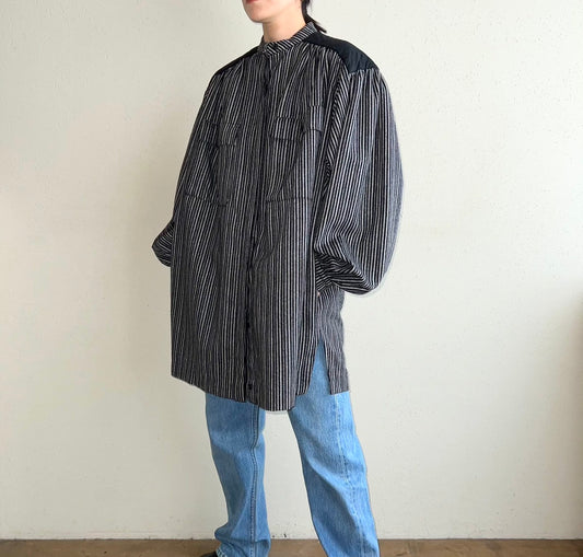 90s Striped Blouse Made in Italy