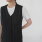 80s Striped Sleeveless Dress Made in USA