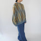 80s Argyle Mohair Knit Made in Italy