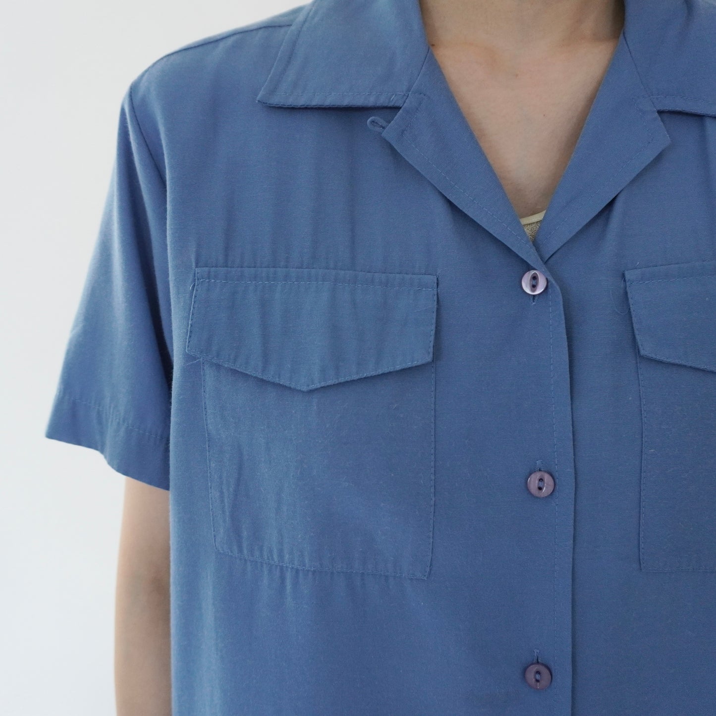 90s Blue Shirt