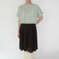 60s Plaid Boxy Blouse
