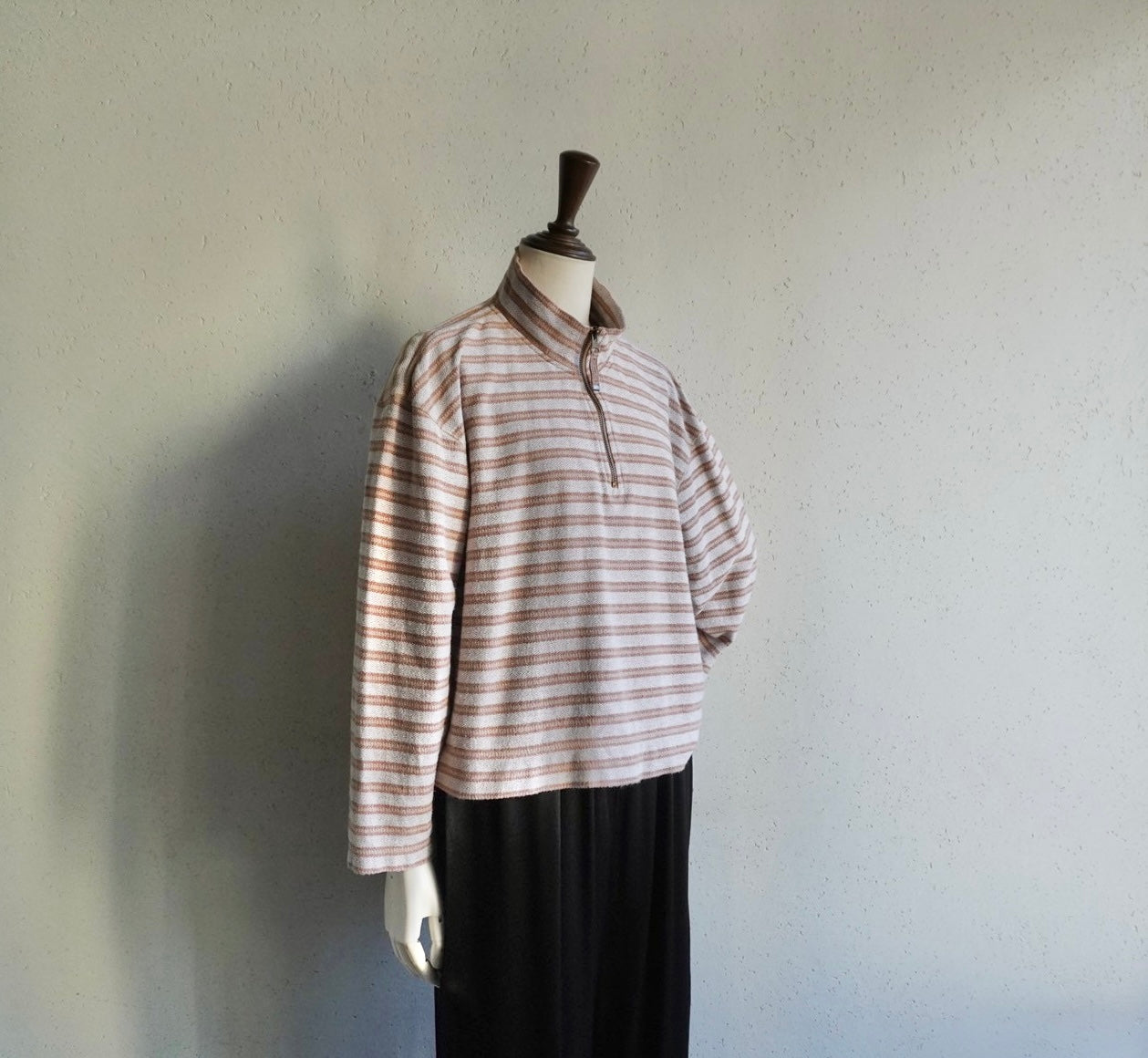 90s Striped Cotton Top