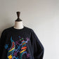 80s Printed Sweater Made in USA