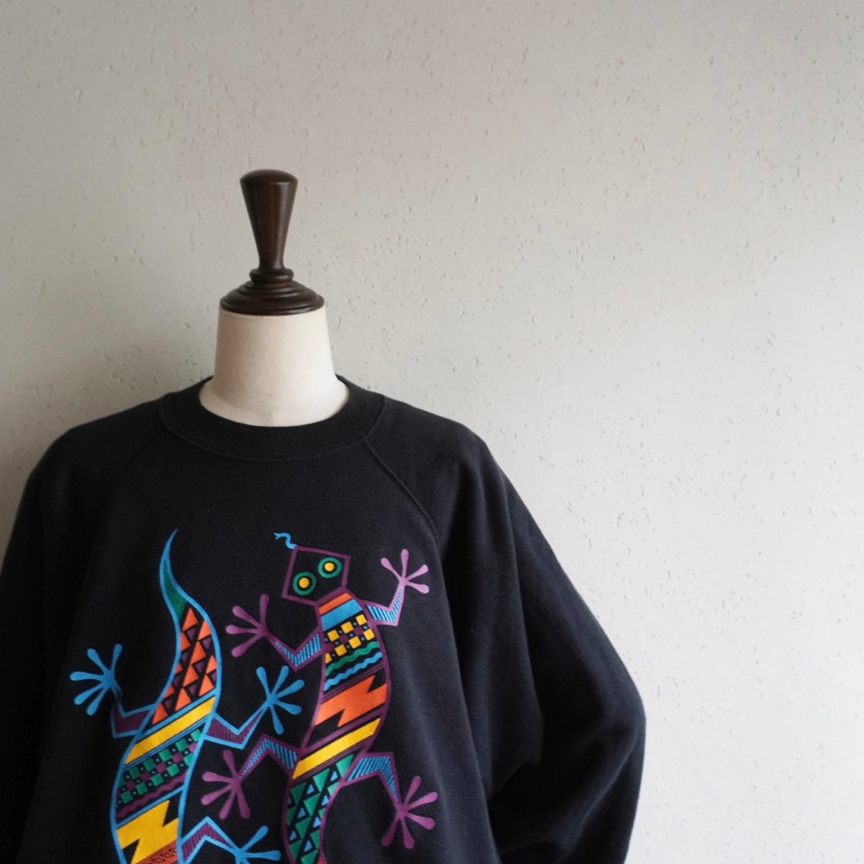 80s Printed Sweater Made in USA