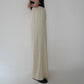 Ivory Linen Wide Pants