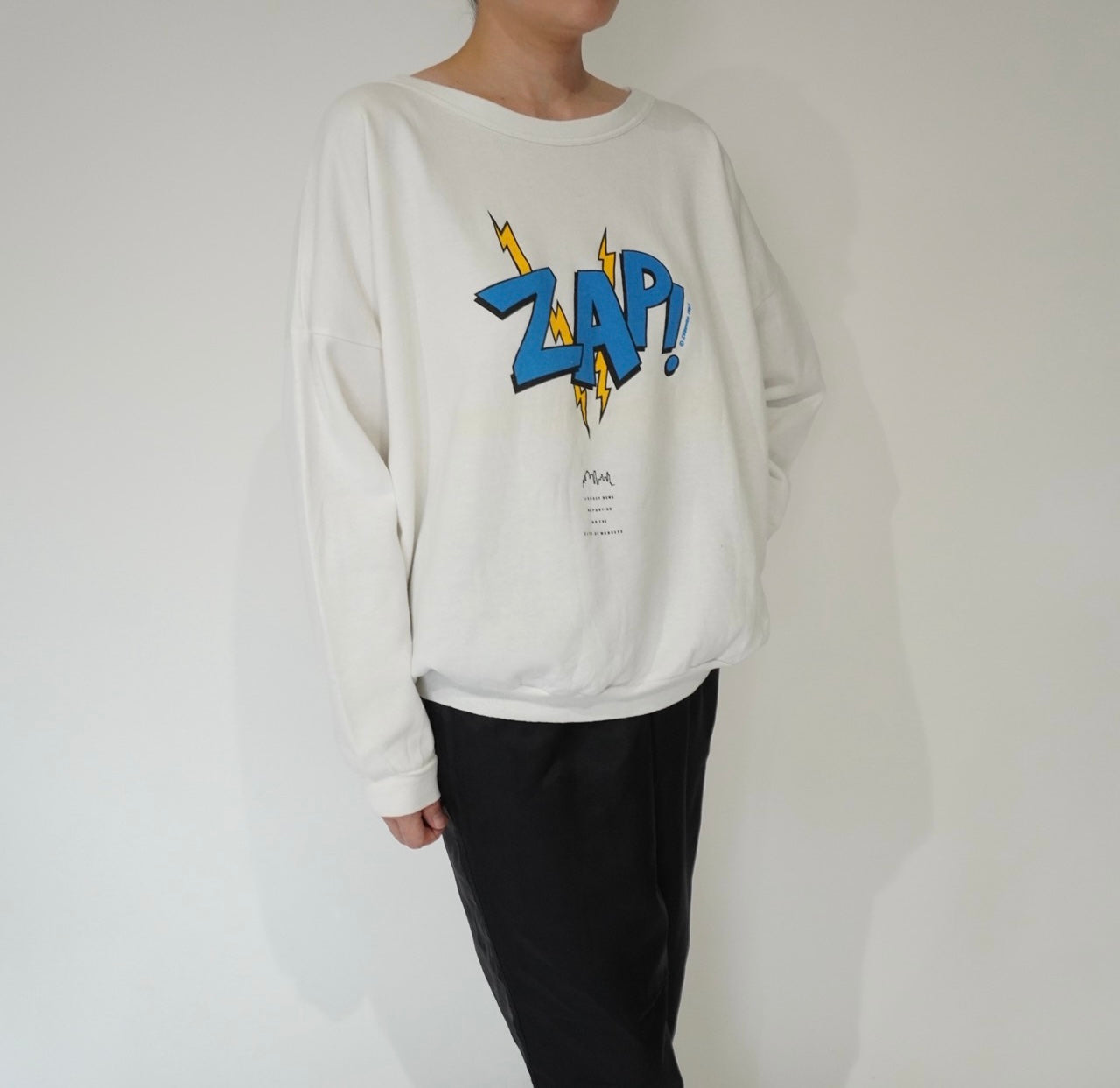 80s Printed Sweater Made in Canada