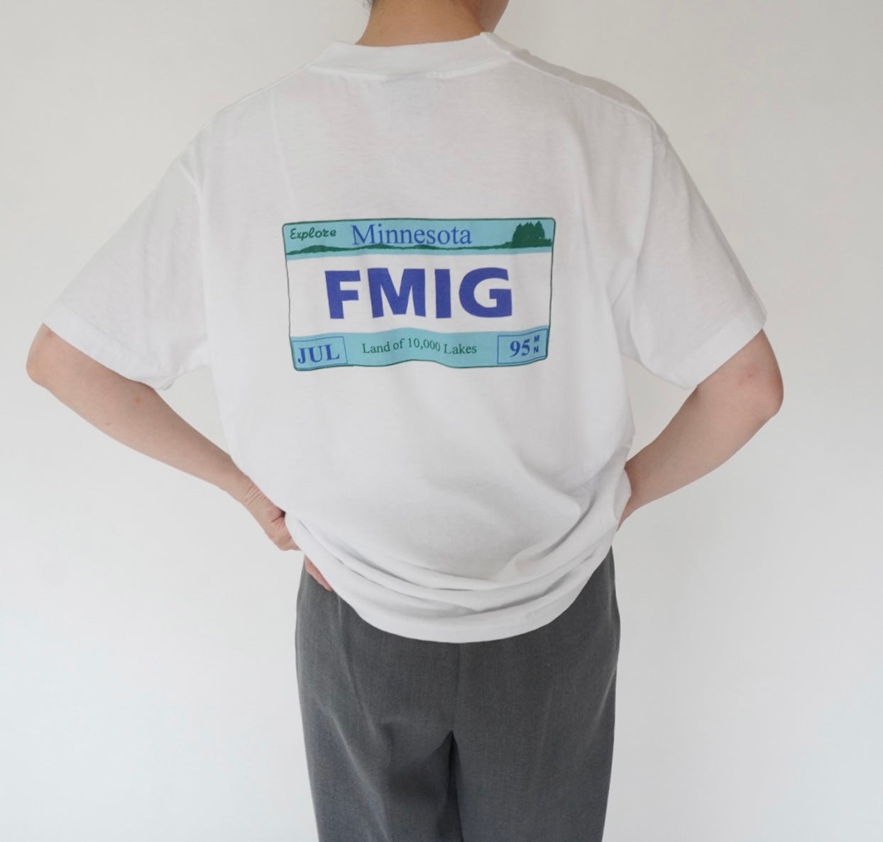 90s Printed T-shirt Made in USA