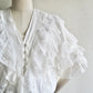 80s Lace Design Blouse