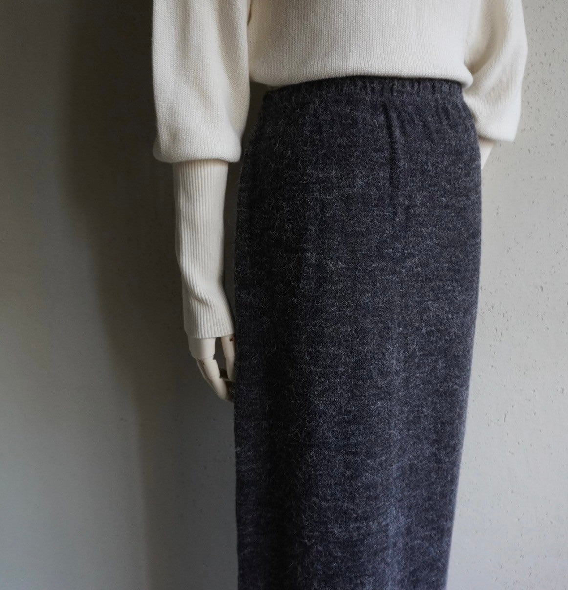 90s C.gray Knit Skirt