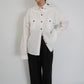 90s White Design Shirt