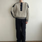 80s Black x White Knit Made in  Norway